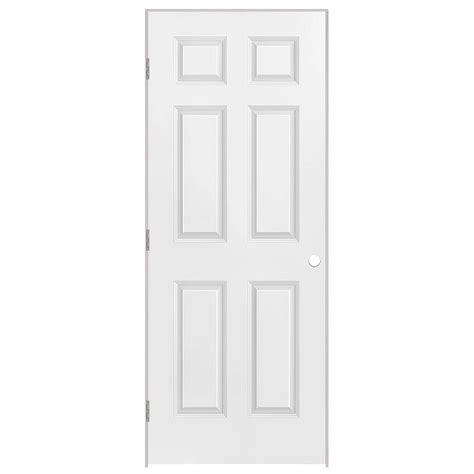 26 x 80 door home depot - Enjoy refined style and easy elegance with the Masonite 24-inch x 80-inch Primed Textured 6-Panel Hollow Core Composite Single Prehung Interior Door. The industry benchmark for all composite wood doors, expert construction results in a more durable door that resists warping, shrinking and cracking better than a solid wood door. Select designs offered in …